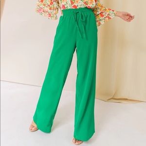 A. Calvin by Flying Tomato “Sampson” green pants.